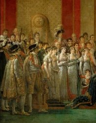Kroning van Napoleon in de Notre-Dame …