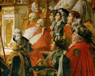 De kroning van Napoleon in de Notre-Dame ...