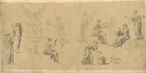 Studies van Klassieke Vrouwen, met Eros