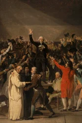 De Eed op de Kaatsbaan, 20 juni 1789 (detail)