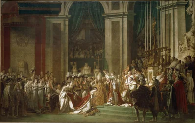 De wijding van keizer Napoleon I en de kroning van keizerin Joséphine