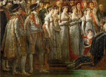 De kroning van keizer Napoleon I Bonaparte ...
