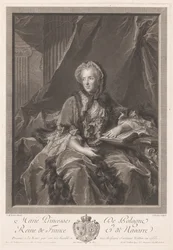Portret van koningin Maria Lesczinska
