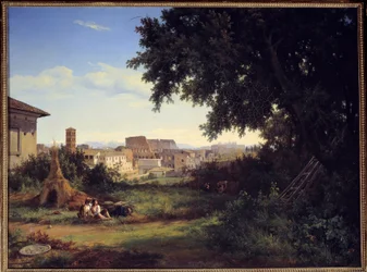 Rome, uitzicht op het Colosseum