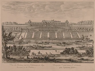 Kasteel van St. Germain en Laye vanaf de rivier