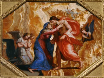 Jesus Christ recoit la Vierge dans le ciel - Christus ontvangt de Maagd in de Hemel ...