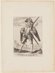 Musketier, uit Officieren en soldaten van de lijfwacht van keizer Rudolph II