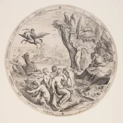 Perseus bevrijdt Andromeda