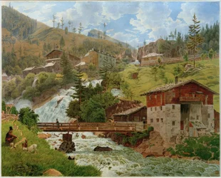 Uitzicht op Bad Gastein
