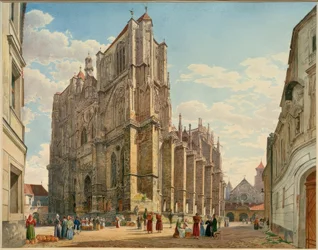 De kathedraal in Regensburg