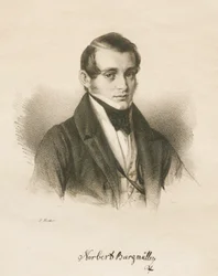 Portret van de Componist Norbert Burgmüller 1810-1836, 1836