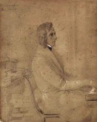 Fryderyk Chopin aan de piano.