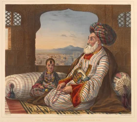 Dost Mahommed Koning van Caubul en zijn Jongste Zoon