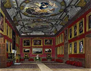 Staats slaapkamer van de koningin, Windsor Castle, uit 