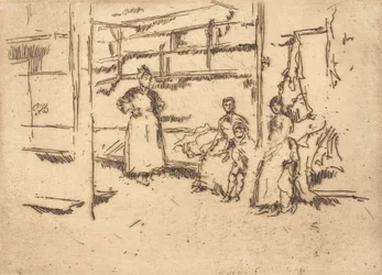Na de verkoop, Hounsditch, ca. 1886-1888