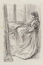 Een illustratie bij De ochtend voor het bloedbad van St. Bartholomeus, 1862