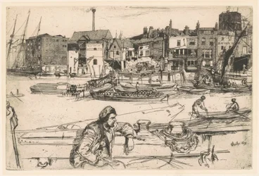 Black Lion Wharf, 1859