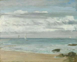 Blauw en zilver: Trouville, ca. 1865