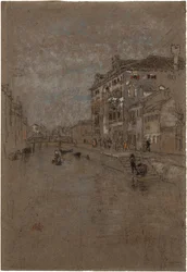 Kanaal in Venetië (tabakspakhuis)