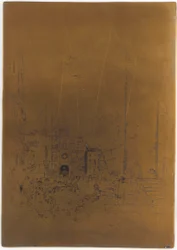 Geannuleerde Drukplaat voor De Piazzetta, 1879-1880