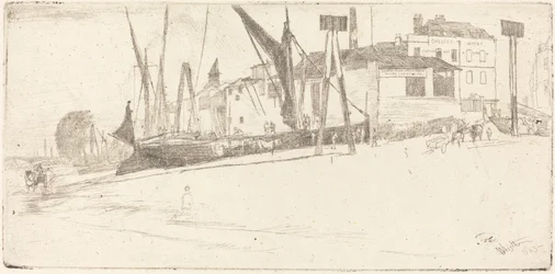 Chelsea Wharf, 1863