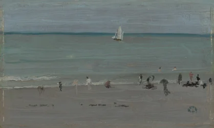 Kustscène, baders, 1884-1885