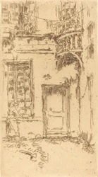Binnenplaats, Rue P.L. Courier, 1888