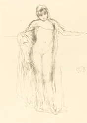 Geklede Model, Staand, 1893