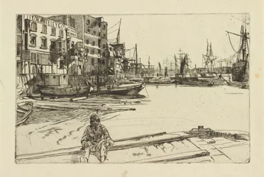Eagle Wharf Tyzac Whiteley en Co., 1859