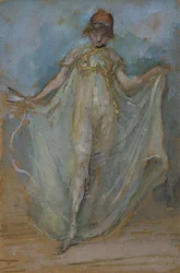 Groen en goud, de danseres
