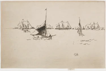 De vloot van Hare Majesteit: avond, 1887