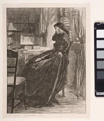 Joanna Douglas in "De Proefpreek", 1862