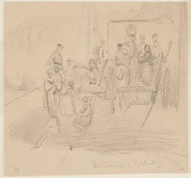 De Jeugd in Koblenz, 1858