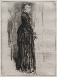Klein fluwelen jurkje