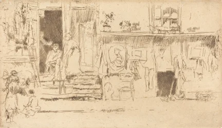Oude-kledingwinkel, No.II, ca. 1884-1886