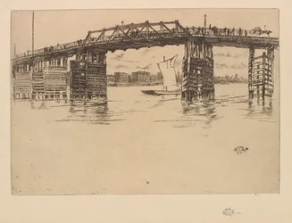 Oude Battersea Brug, 1879