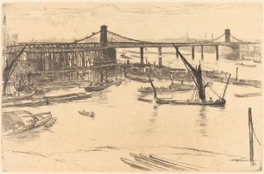 Oude Hungerford-brug, 1861