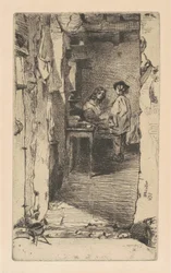Voddenrapers, Quartier Mouffetard, Parijs, 1858