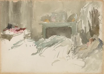 Rustend in Bed, 1883-1884