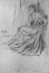 Zittend meisje, ca. 1869, 1904