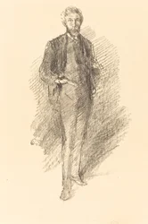 Studie: Joseph Pennell, 1896