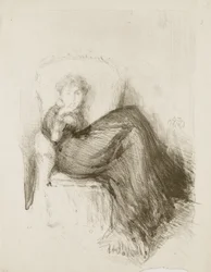 Studie: Maud zittend, 1878