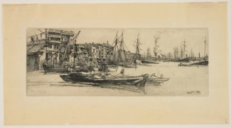 Pakhuizen aan de Theems