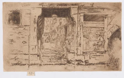 De viswinkel, Venetië