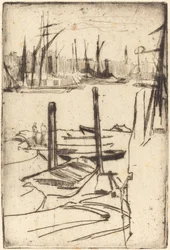 Het kleine zwembad, 1876-1878