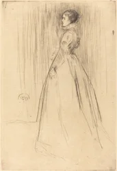 De fluwelen jurk, 1873