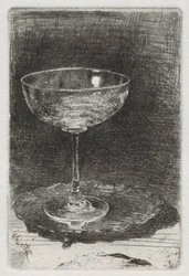 Het wijnglas, 1858