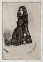 Twaalf Etsen uit de Natuur: Annie, 1858