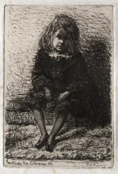 Twaalf Etsen uit de Natuur: Kleine Arthur, 1858