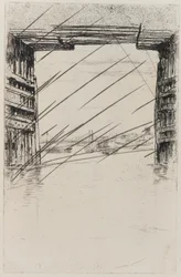 Onder de Oude Battersea Brug, 1879